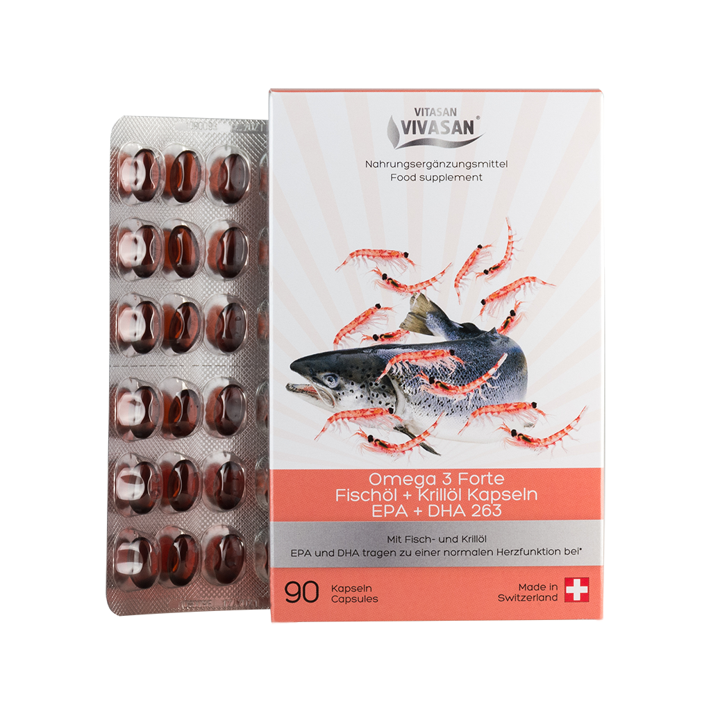 Omega 3 Forte con Krill e olio di salmone