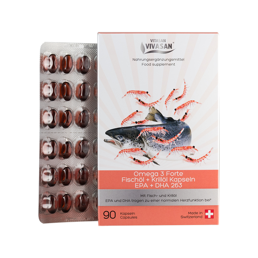 Omega 3 Forte con Krill e olio di salmone