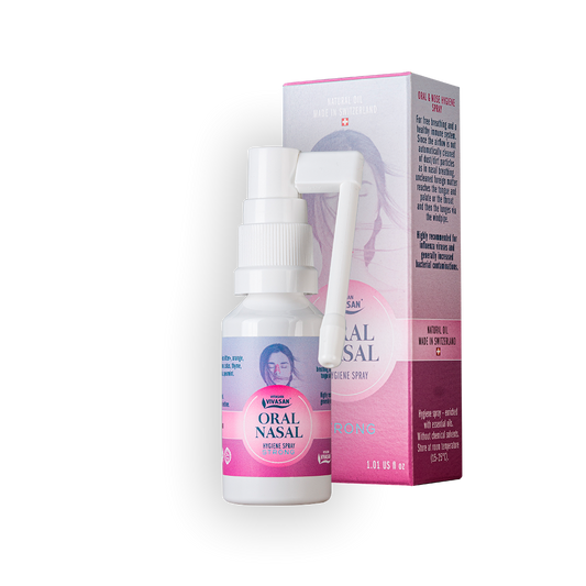 Spray per naso e gola con oli essenziali